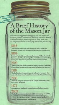 A Breif History of the Mason Jar