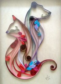 Melhores Amigos - Arte em Quilled Paper