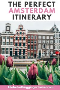 There is so much to do and see in Amsterdam, this perfect 3 day Amsterdam Itinerary will help you pick the top things to do, including seeing tulip fields and windmills!