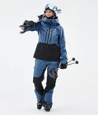 Montec Moss W Ski Jacket Women Blue Steel/Black | Montecwear.com