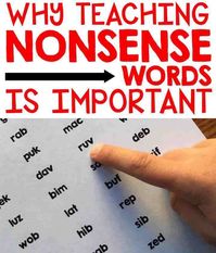 Teaching Nonsense Words - Simply Kinder