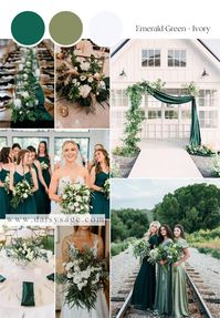 15 Best Emerald Green Wedding Color Schemes for 2024 - Daisy Sage