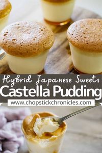 How to make eye catching cute Japanese Castella pudding with step by step photo instructions, tips and tricks. #Japanesesweets #japaneserecipe #castella #custardpudding #puddingrecipe #castellarecipe