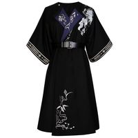 Han Costume Vintage Floral Embroidery Purple Dress Set This elegant vintage dress set features intricate floral embroidery, adding a touch of sophistication to any outfit. The traditional Han style design captures the essence of Chinese culture, making it a timeless and unique addition to any wardrobe. Perfect for special occasions or everyday wear. Size Info. Shirt M: Bust 98 cm. Length 58 cm. Sleeve 59 cm L: Bust 102 cm. Length 60 cm. Sleeve 60 cm Robe M: Bust 114 cm. Length 104 cm. Sleeve 51 cm L: Bust 118 cm. Length 108 cm. Sleeve 52 cm Skirt M: Waist 102 cm. Length 100 cm L: Waist 106 cm. Length 103 cm All measurements are approximate and can vary slightly. Please check size info. before order.