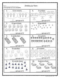 Division. Even though this is a worksheet I like how it starts to explain division. You could add activities to it or make it an activity in itself.