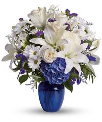 Beautiful in Blue | Milwaukee (WI) Same-Day Flower Delivery | Welke's Florist