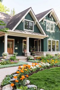 100+ Fresh Green Home Exteriors for Max Curb Appeal