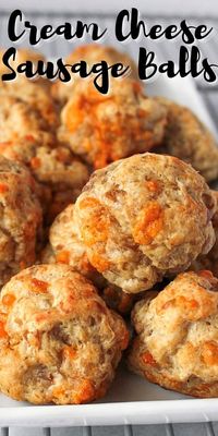 CREAM CHEESE SAUSAGE BALLS RECIPE