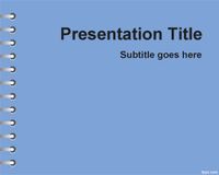 This free Blue School Homework PowerPoint Template is a free solid background template with light blue color in the master slide design