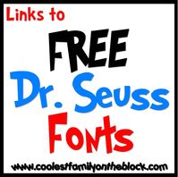 Free Dr. Seuss Fonts (links)