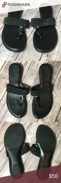 Nine West Dalia Black Sandals Nine West “Dalia OL 1 Black SY” sandals   Made in Italy!   In EUC still in original box!   See pictures for all details..any questions feel free to ask!   🚫 No trades!   👉🏻 Offers always welcome!   💕 Don’t forgot to bundle items & save 💸 15% off 2 or more pieces from my closet! 😍😘 Nine West Shoes Sandals