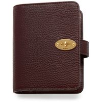 Mulberry Postman's Lock Pocket Book ($345) ❤ liked on Polyvore featuring home, home decor, stationery and oxblood