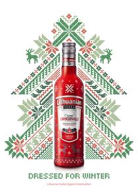 Lithuanian Vodka Christmas by Aurimas Šandaris, via Behance