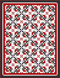 Black and red quilt 2 Pixie Pathways: A Visit with Kate Colleran