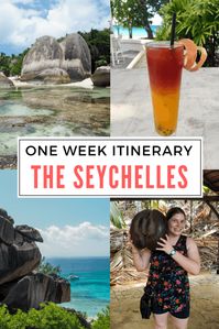 Travel itinerary for one week in the Seychelles