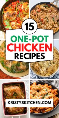 Keep dinner simple and tasty with these 15 one-pot chicken recipes—quick, easy, and minimal cleanup! Perfect for busy evenings or whenever you need a fuss-free meal.

#OnePotChickenRecipes #ChickenDinners #EasyRecipes #QuickDinners #MinimalCleanup #WeeknightMeals #SimpleCooking #FamilyFavorites #DinnerIdeas #HealthyEating #ComfortFood #MealPrep #FoodieFavorites #EffortlessMeals #HomeCooking