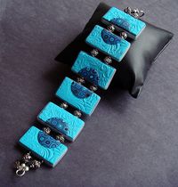 Aqua Klimt Bracelet