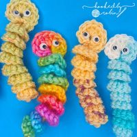 Crochet Worry Worm Written Pattern