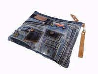 Recycled Denim Bag Jeans Purse Jeans Clutch Bag Denim Clutch Bag Jeans Handbag Large Jeans Clutch Blue Denim Clutch Denim Purse Denim Bag - Etsy Croatia