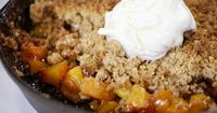 Skillet Peach Crisp