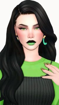 #thesims4 #sims #cartoon #kimpossible #shego #download