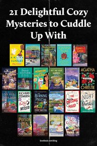 These delightful cozy mystery books are perfect for a raining afternoon at home.