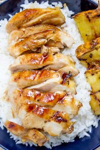 Panda Express Mandarin Teriyaki Chicken made with just a few ingredients and cooked on a super hot grill pan, you'll be saving yourself a ton of time and money by making it at home!