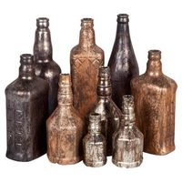 Revise recycled bottles with Rust-Oleum Universal-Metallics - For more information, visit: ... | Revise recycled bottles with Rust-Oleum Universal Metallics - For more information visit: www.home-dzine.co ... Rust-Oleum Universal Titanium Silver a...