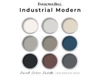 Farrow & Ball Industrial Modern Paint Color Palette | Whole House Pain – LMDDesignShop