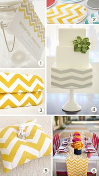 Chevron Wedding Inspiration