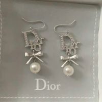 #dior#earrings#aesthetic#bows