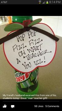 A creative teacher gift idea