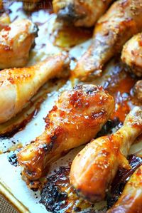 Best baked teriyaki chicken thighs recipe ever! Just 16 minutes to the juiciest most tender pieces of dark meat. Bone in or boneless works. #chickenthighs #teriyakichicken #teriyakichickenthighs