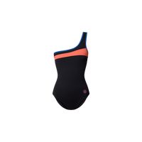 LOUIS VUITTON® - Vivid Trim Asymmetrical One-piece Swimsuit - Black