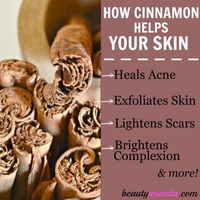 10 Beauty Benefits of Cinnamon | DIY Cinnamon Oil Uses for Lips, Skin & Hair - beautymunsta - free natural beauty hacks and more!