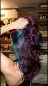 Rainbow hair