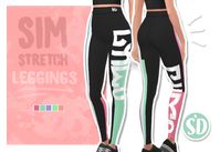 sondescent — sim stretch leggings back by popular...