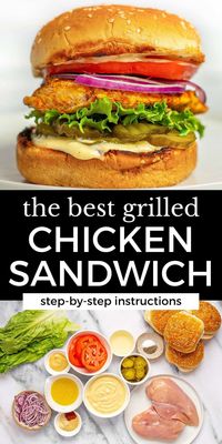 The Best Grilled Chicken Sandwich Recipe