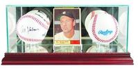 Perfect Cases and Frames Card and Double Baseball Display Case Perfect Cases and Frames