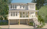 4 Beds, 4 Baths, 3 Stories, 2 Car Garage, 3121 Sq Ft, Coastal House Plan.