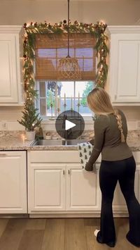 212K views · 731 reactions | Christmas kitchen window decor! I got everything | Morgan Winton | Morgan Winton · Original audio