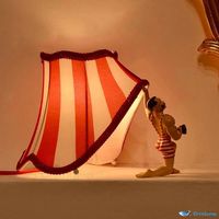 OrcaJump - Circus Strongman Table Lamp - Unique Illumination for Vintage Home Decor