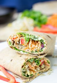 Tangy Veggie Wrap - For The Ultimate Picnic