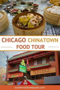 Find out how to explore the best of Chinatown on your Chicago visit.  This Chicago Chinatown food tour guide is a great way to discover the various cultures of this vibrant urban neighborhood.  Gain valuable insights into the local restaurants, rich culture, fascinating history, and what to expect on this Chicago Chinatown food tour. | Authentic Food Quest.