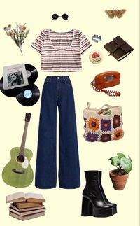 Vintage style outfit #outfits #70sfashion #vintageaesthetic #outfitideas