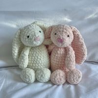 the cutest diy #crochet jellycat bunnies | beginner-friendly tutorial & free pattern by mahumcrochets