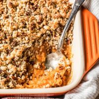 Sweet Potato Casserole (Grain Free, Paleo, Gluten-Free)