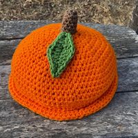 Hello everyone! This pattern is for a crochet orange hat and is one of my favorites. This pattern is very beginner friendly and can be made in under a day! Please feel free to reach out with any questions, comments, or concerns!