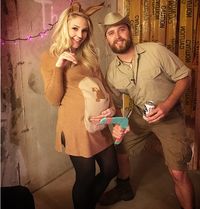 Pregnant Couple Halloween Costume Idea