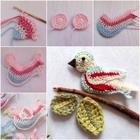 This bird is one of most gorgeous birds I have ever seen! I love the color it uses. You can use it to decorate home, wedding or give it as a special gift. Pinterest Facebook Google+ reddit StumbleUpon Tumblr The detailed explanation can be in the link below. You should be able to easily crochet